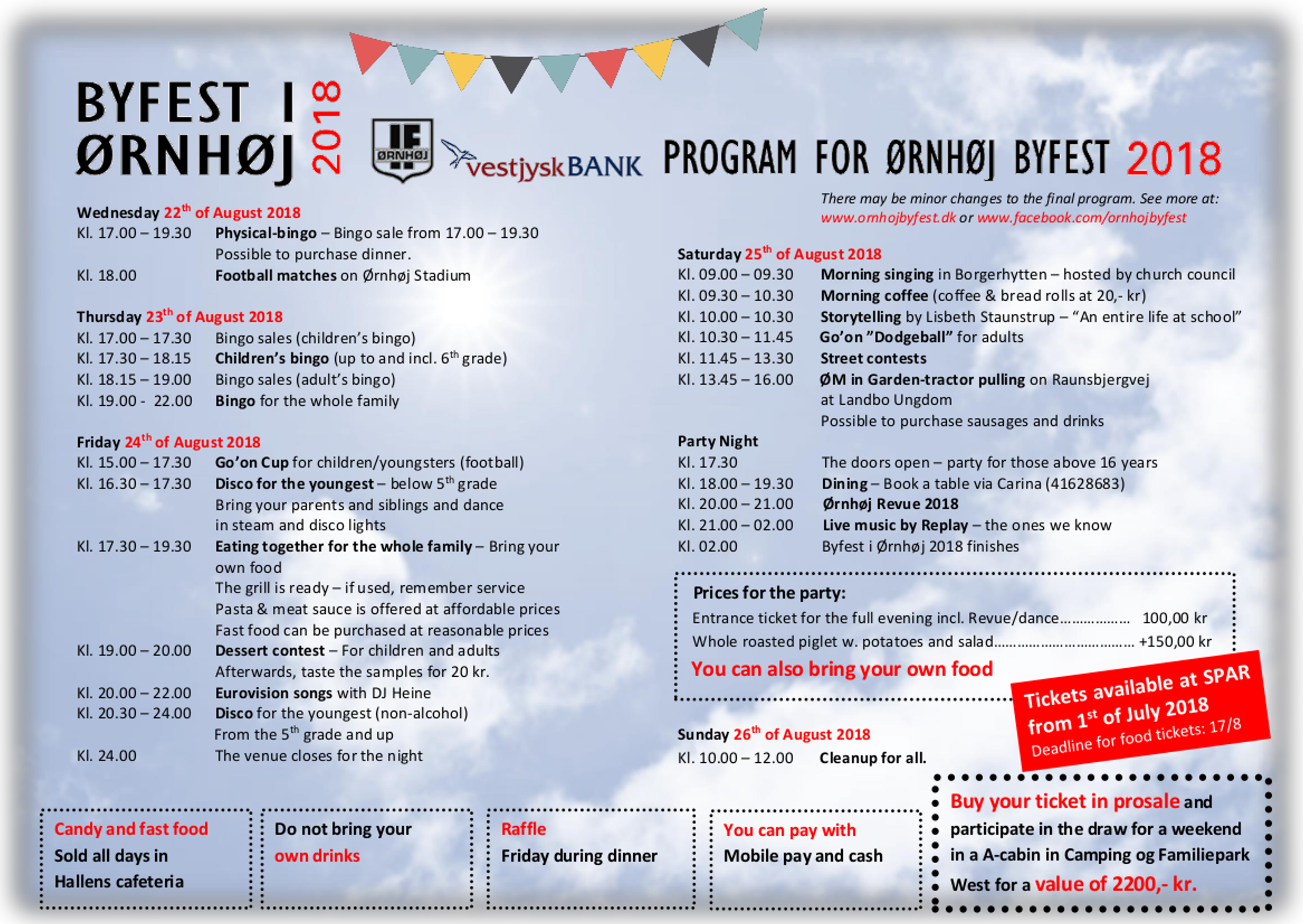 Byfest program 2018 engelsk